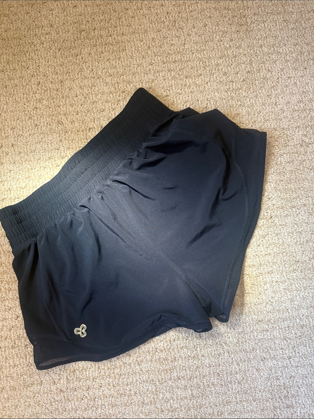 Aritzia Women’s Black Athletic Shorts with Wide Stretch Waistband